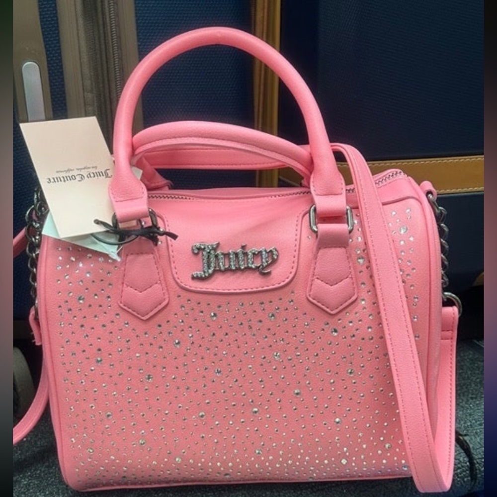 Juicy Couture Pink Lemonade satchel NEW